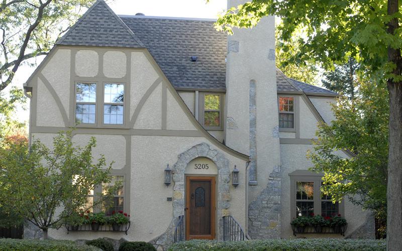 Tudor-style half-timber home